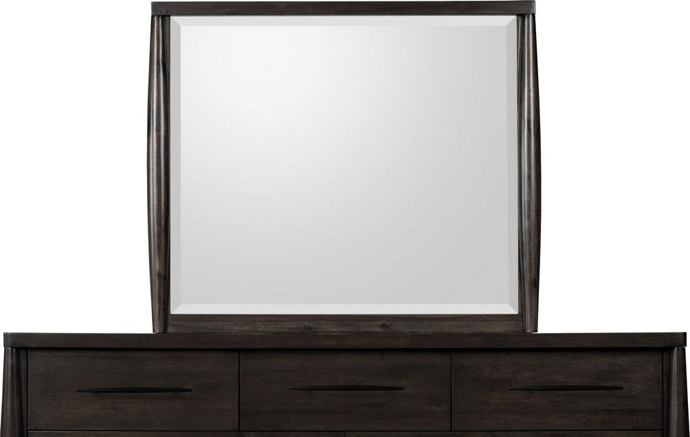 Modus Furniture - Koko Beveled Glass Wall or Dresser Mirror in Minx - TWXV83 view 1