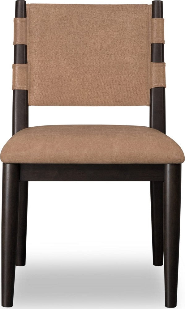 Modus Furniture - Koko Chenille Upholstered Dining Chair in Porcini and Minx Set of 2 - TWXV63_2 view 2