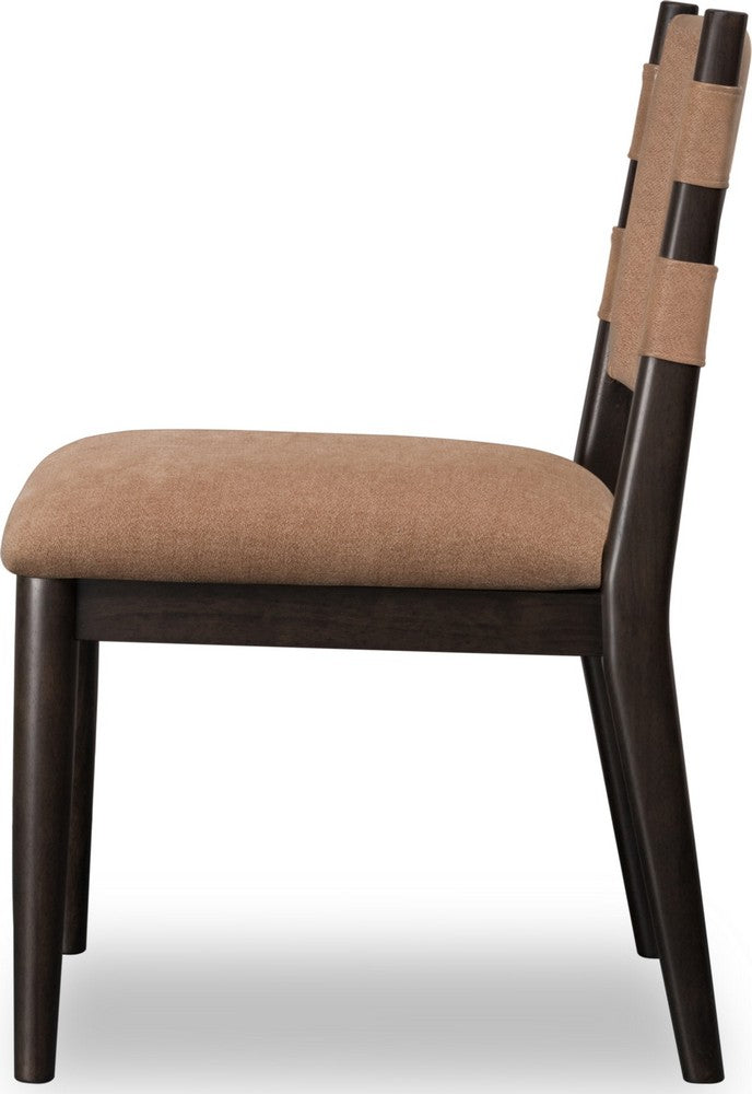 Modus Furniture - Koko Chenille Upholstered Dining Chair in Porcini and Minx Set of 2 - TWXV63_2 view 3