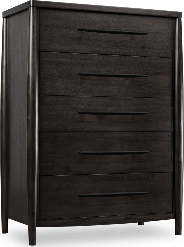 Modus Furniture - Koko Five Drawer Acacia Wood Chest in Minx - TWXV84 view 1