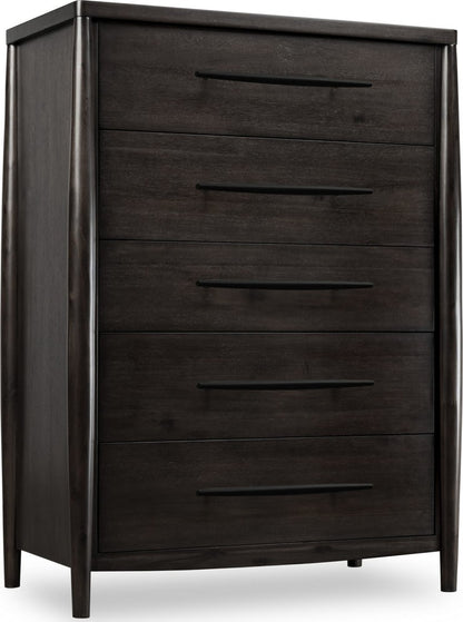 Modus Furniture - Koko Five Drawer Acacia Wood Chest in Minx - TWXV84 view 1