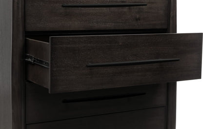 Modus Furniture - Koko Five Drawer Acacia Wood Chest in Minx - TWXV84 view 6