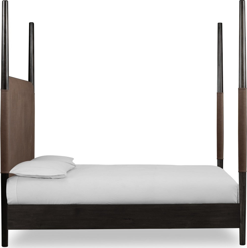 Modus Furniture - Koko King-size Upholstered Poster Bed in Minx - TWXVB7 view 3
