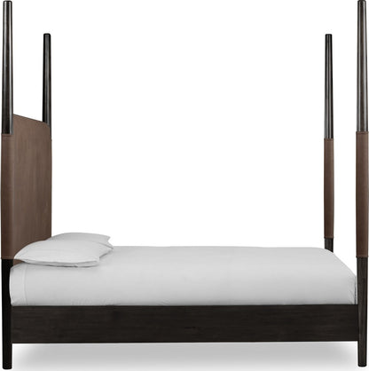 Modus Furniture - Koko King-size Upholstered Poster Bed in Minx - TWXVB7 view 3