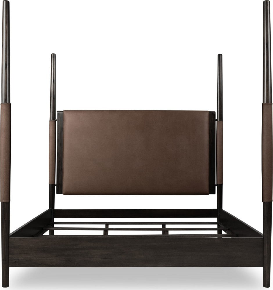 Modus Furniture - Koko King-size Upholstered Poster Bed in Minx - TWXVB7 view 5