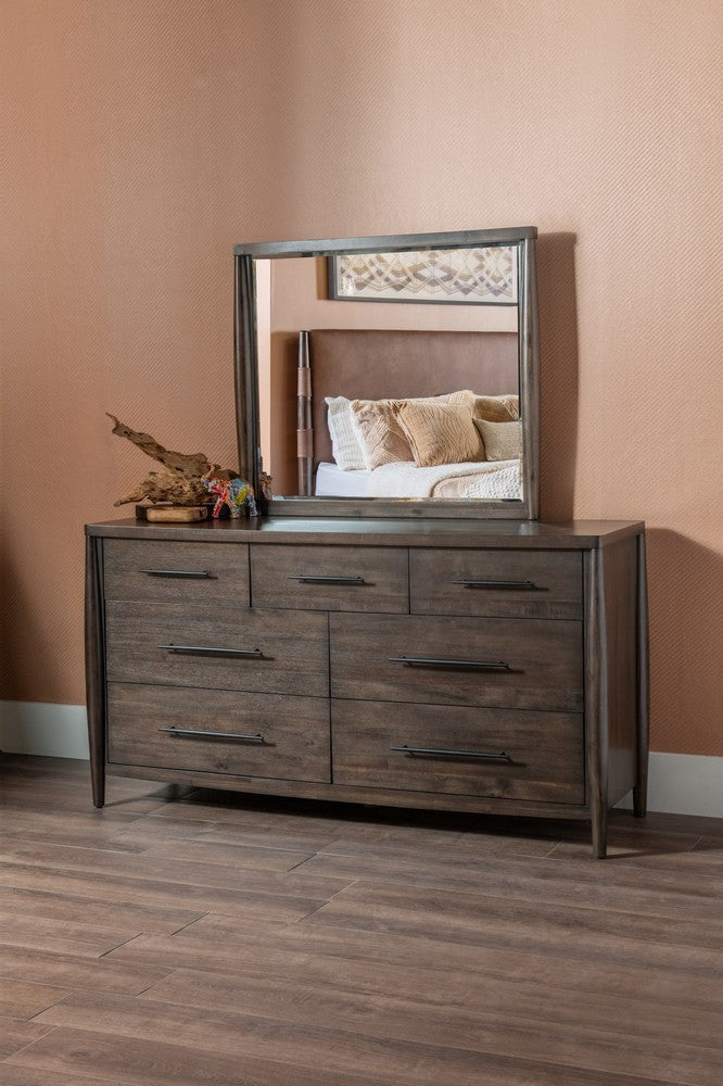 Modus Furniture - Koko Seven Drawer Acacia Wood Dresser in Minx - TWXV82 view 9