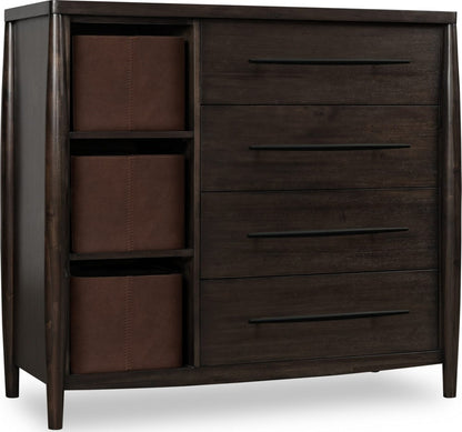 Modus Furniture - Koko Sweater Chest with Storage Bins in Minx - TWXV86 view 1
