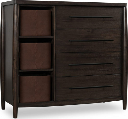 Modus Furniture - Koko Sweater Chest with Storage Bins in Minx - TWXV86 view 1