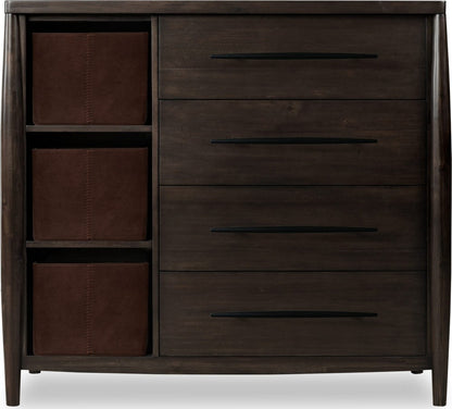 Modus Furniture - Koko Sweater Chest with Storage Bins in Minx - TWXV86 view 2
