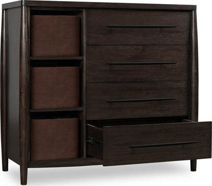 Modus Furniture - Koko Sweater Chest with Storage Bins in Minx - TWXV86 view 3
