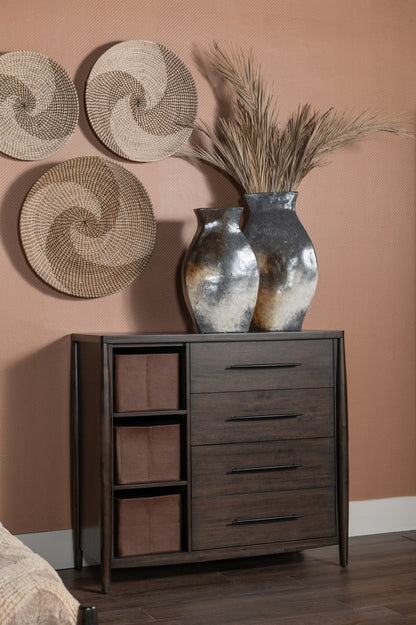 Modus Furniture - Koko Sweater Chest with Storage Bins in Minx - TWXV86 view 7