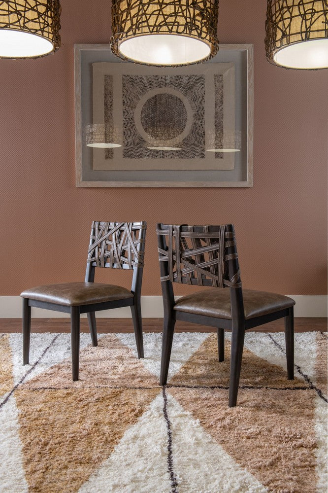Modus Furniture - Koko Synthetic Leather Dining Chair in Minx - TWXV64_1 view 4
