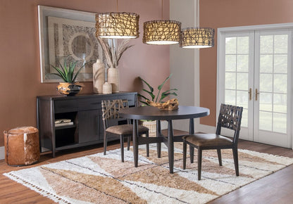 Modus Furniture - Koko Synthetic Leather Dining Chair in Minx - TWXV64_1 view 6