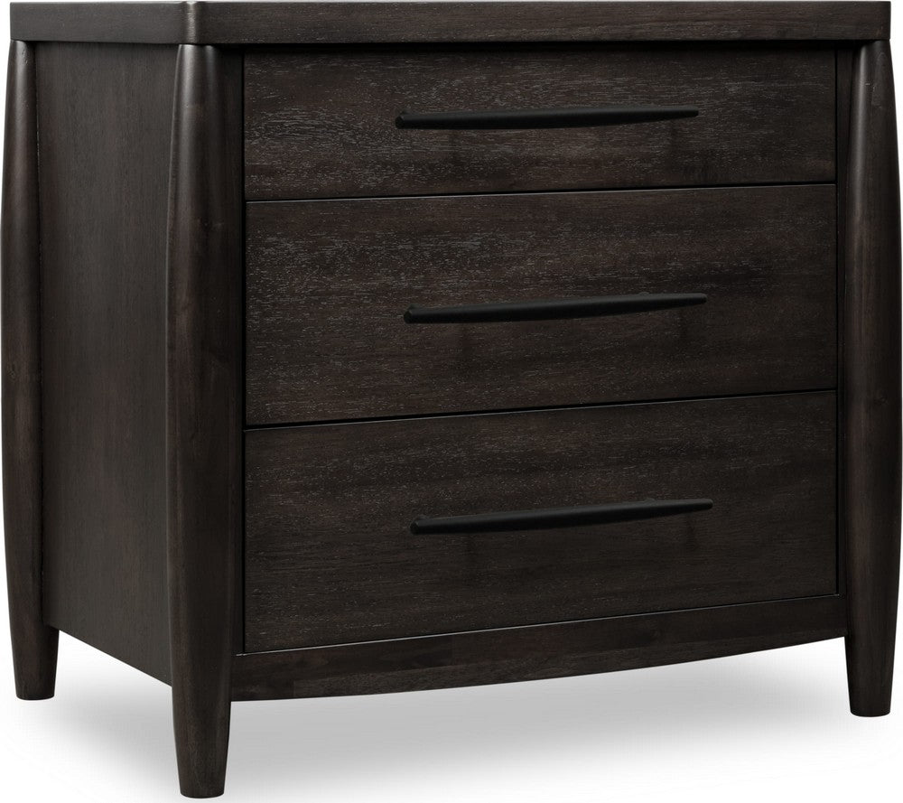 Modus Furniture - Koko Three Drawer Nightstand with Cord Management in Minx - TWXV81B view 1