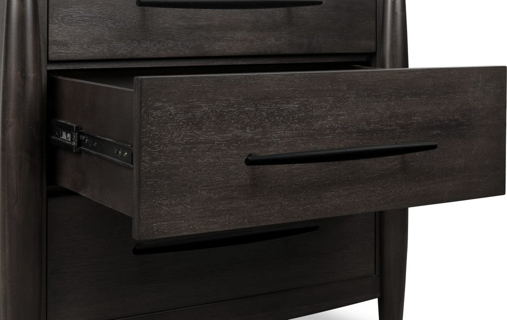 Modus Furniture - Koko Three Drawer Nightstand with Cord Management in Minx - TWXV81B view 5
