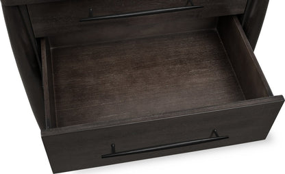 Modus Furniture - Koko Three Drawer Nightstand with Cord Management in Minx - TWXV81B view 7