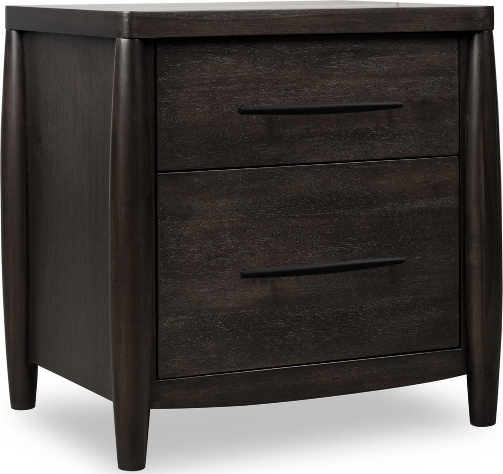 Modus Furniture - Koko Two Drawer Nightstand with Cord Management in Minx - TWXV81 view 1