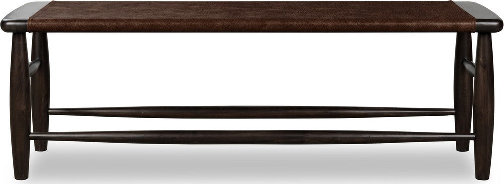 Modus Furniture - Koko Upholstered Bench in Minx - TWXV91 view 2