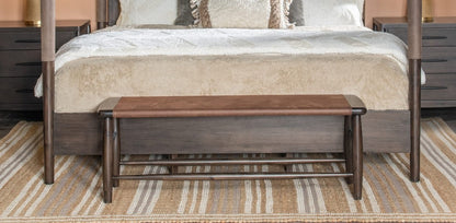 Modus Furniture - Koko Upholstered Bench in Minx - TWXV91 view 6