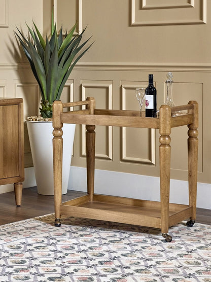 Modus Furniture - Langley Bar Cart - Cabin Glow - WD2D80 view 7