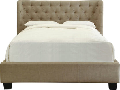Modus Furniture - Levi Queen-Size Tufted Storage Bed in Toast Linen - 3ZL7D546 view 1