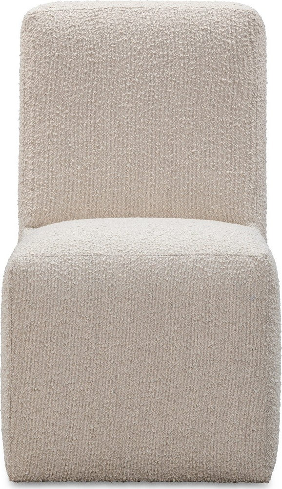 Modus Furniture - Liv Fully Upholstered Dining Chair in Brun Boucle - QHTP64B_1 view 2