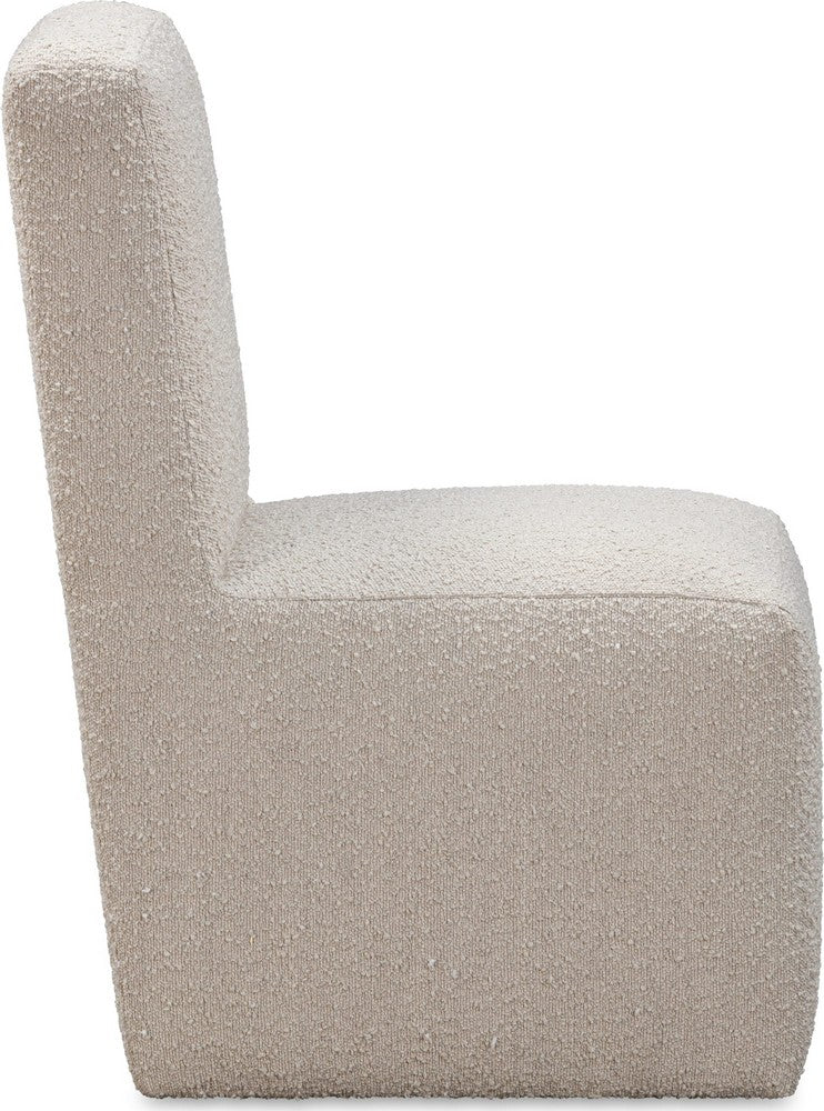 Modus Furniture - Liv Fully Upholstered Dining Chair in Brun Boucle - QHTP64B_1 view 3