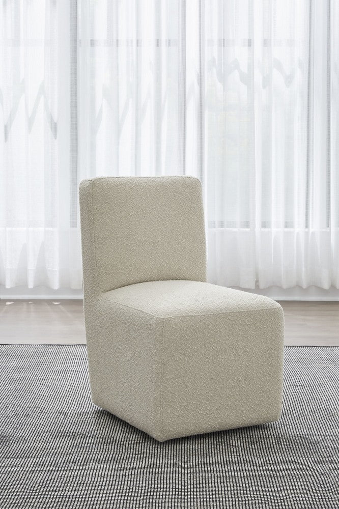 Modus Furniture - Liv Fully Upholstered Dining Chair in Brun Boucle Set of 2 - QHTP64B_2 view 4