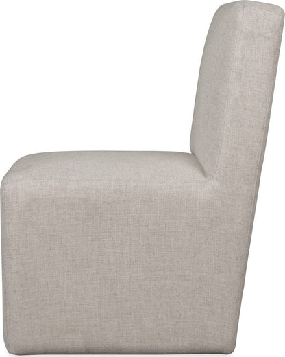 Modus Furniture - Liv Fully Upholstered Dining Chair in Natural Linen - QHTP64A_1 view 3