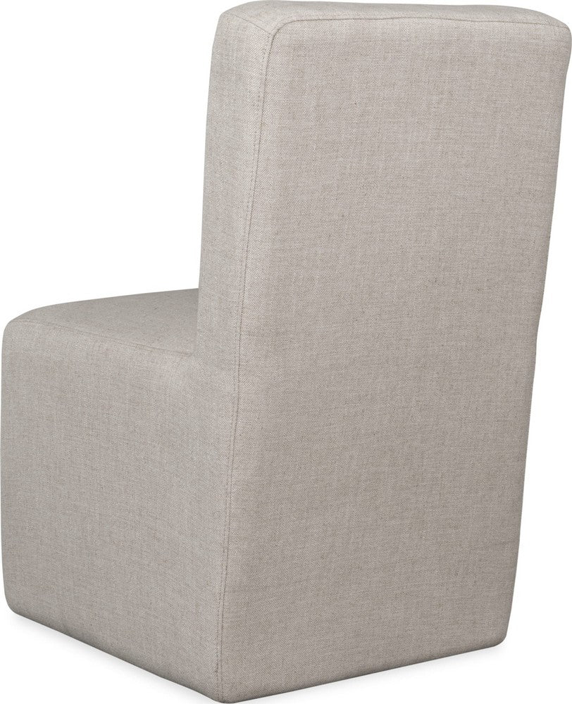 Modus Furniture - Liv Fully Upholstered Dining Chair in Natural Linen - QHTP64A_1 view 4