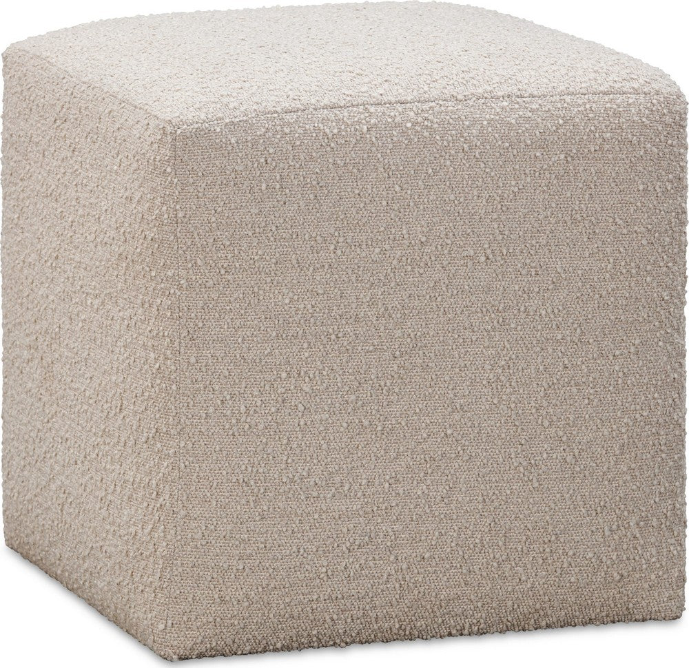 Modus Furniture - Liv Fully Upholstered Dining Ottoman in Brun Boucle - QHTP65B view 1