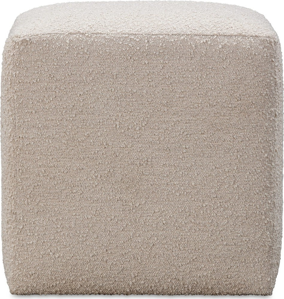 Modus Furniture - Liv Fully Upholstered Dining Ottoman in Brun Boucle - QHTP65B view 2