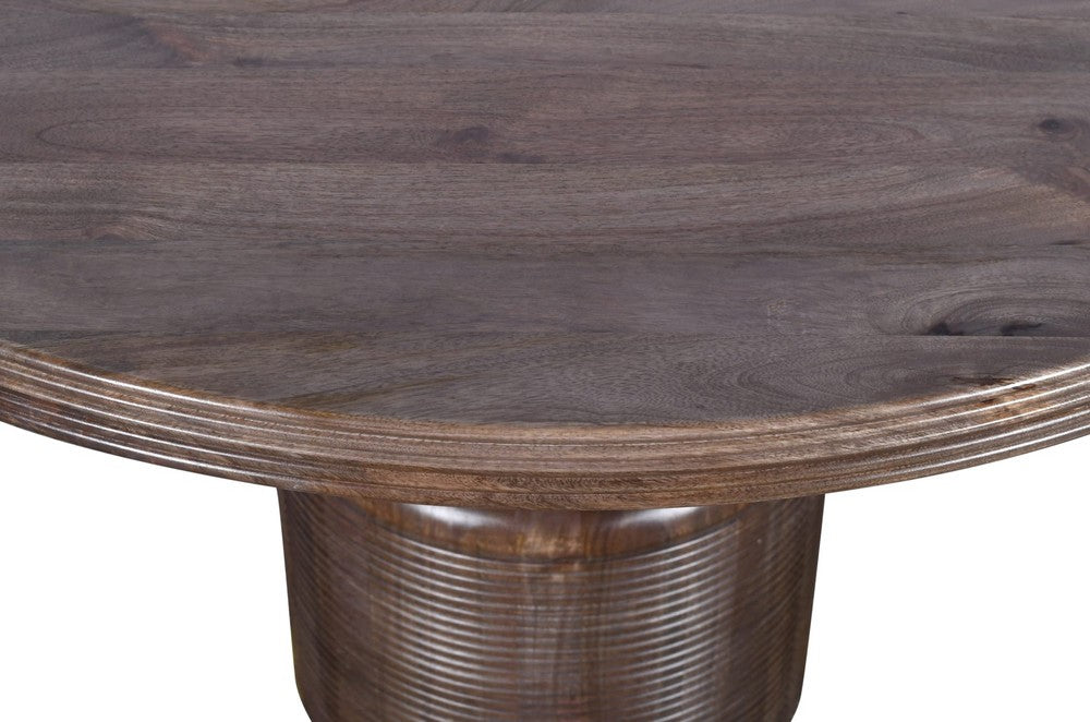 Modus Furniture - Liyana Solid Wood Round Dining Table in Natural Tan - PJRT60 view 3