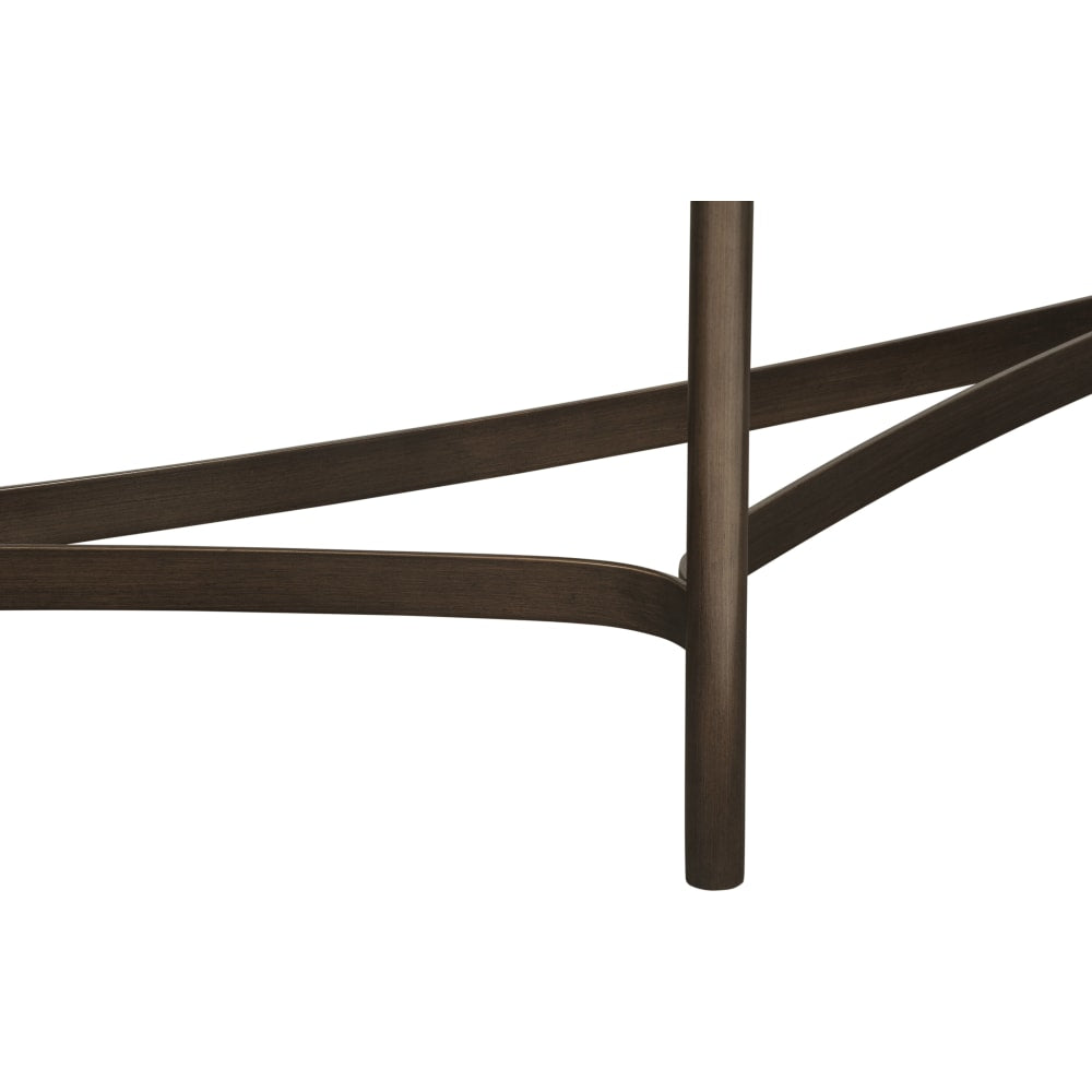 Modus Furniture - Lyon Semi-circular Concrete and Metal Console Table - A89423 view 6