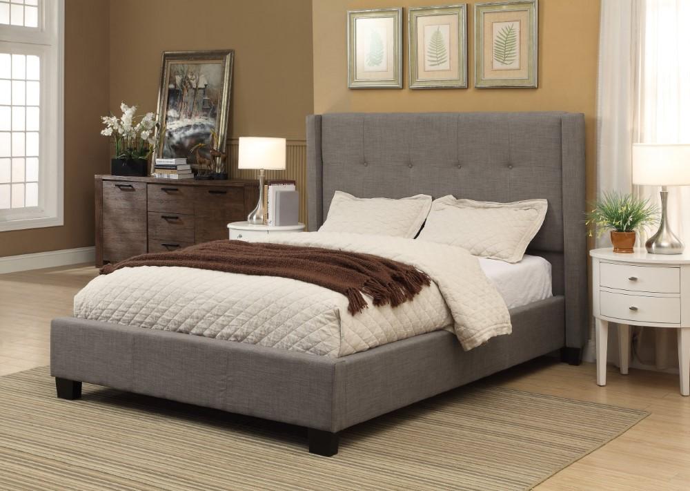 Modus Furniture - Madeleine Queen-size Wingback Platform Storage Bed - 3ZH3D57 veiw 1