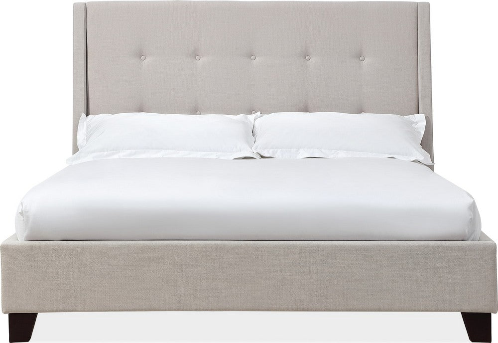 Modus Furniture - Madera California King-size Upholstered Platform Bed in Putty - JWHMH6 view 2