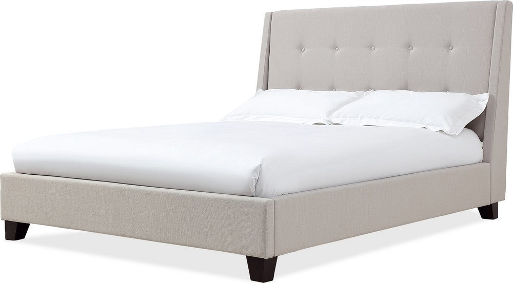 Modus Furniture - Madera Full-Size Upholstered Platform Bed in Putty (2026) - JWHMJ4 view 1