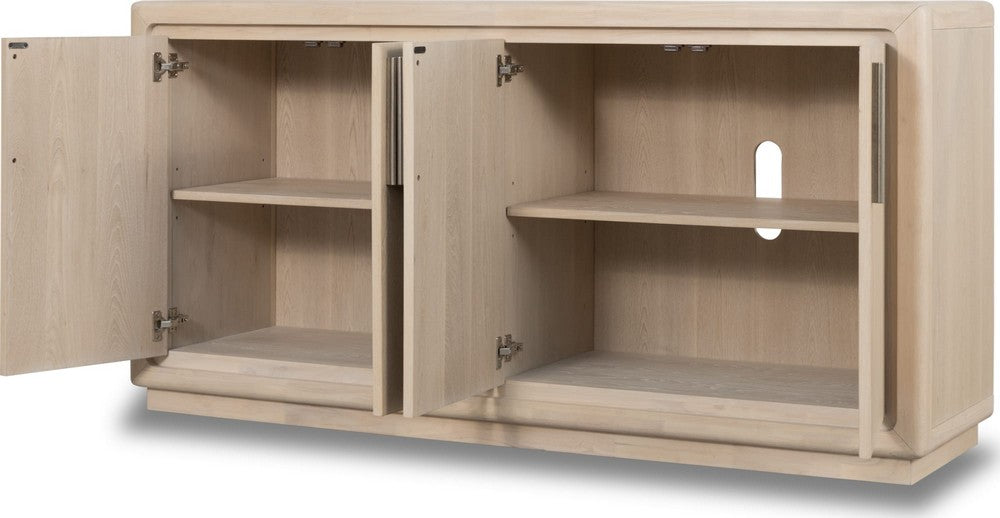 Modus Furniture - Magnolia 4 Door Wooden Sideboard in Daffodil - TKXE78 view 3