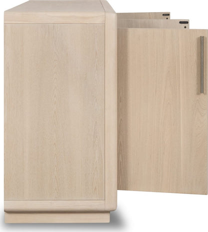 Modus Furniture - Magnolia 4 Door Wooden Sideboard in Daffodil - TKXE78 view 4