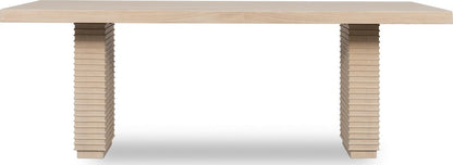 Modus Furniture - Magnolia Double Pedestal Wooden Dining Table in Daffodil - TKXE61 view 1