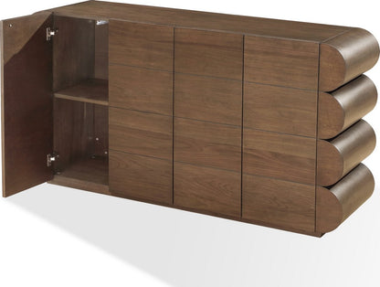 Modus Furniture - Mataranka Four Door Walnut Sideboard in Bistre - UTT678 view 1