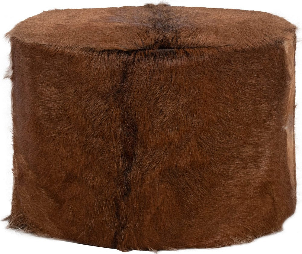 Modus Furniture - Matola Large Rd Ottoman - Acrn - TSXR88L view 1