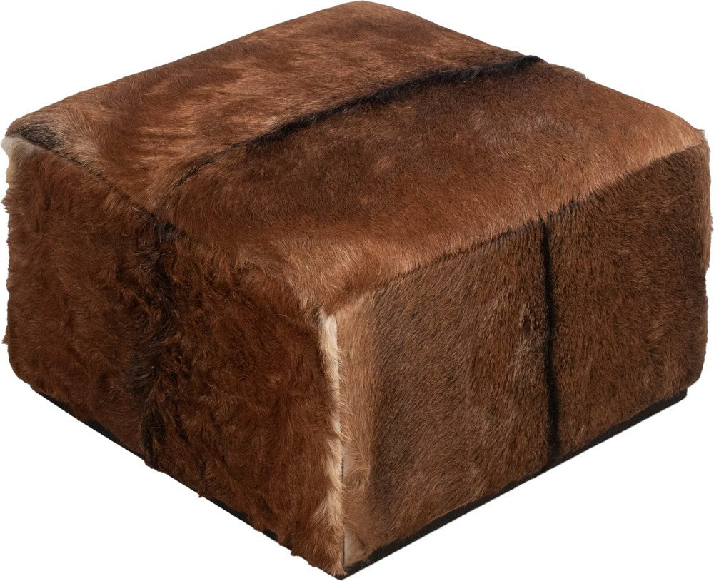 Modus Furniture - Matola Sq Ottoman - Acorn - TSXR88 view 1