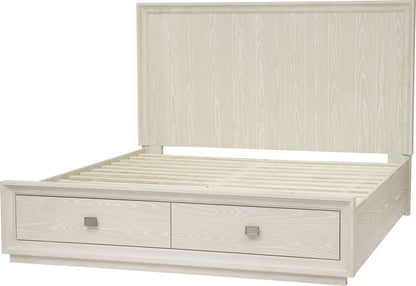 Modus Furniture - Maxime California King-size Two Drawer Footboard Storage Bed In Ash - MSNFJ6 view 4