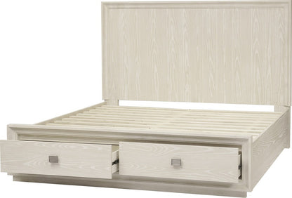 Modus Furniture - Maxime California King-size Two Drawer Footboard Storage Bed In Ash - MSNFJ6 view 6
