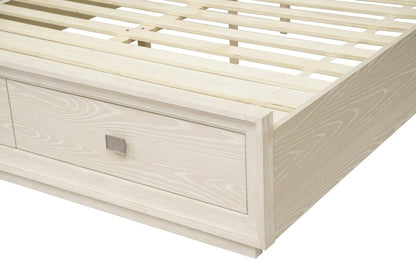 Modus Furniture - Maxime King-size Two Drawer Footboard Storage Bed In Ash - MSNFJ7 view 7