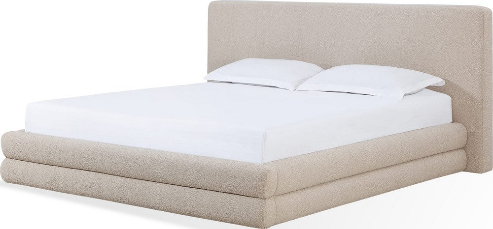 Modus Furniture - Maya Full-size Upholstered Platform Bed in Brun Boucle (2026) - QCTLJ4 view 1