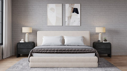Modus Furniture - Maya Full-size Upholstered Platform Bed in Brun Boucle (2026) - QCTLJ4 view 6