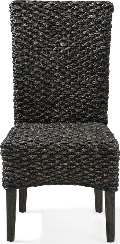 Modus Furniture - Meadow Chair Water Hyacinth in Graphite - 3FT366_1 view 2