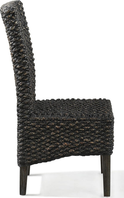 Modus Furniture - Meadow Chair Water Hyacinth in Graphite - 3FT366_1 view 3